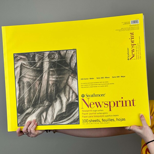 Strathmore NEWSPRINT 18X24 inch, 100 pgs